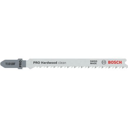 BOSCH 2608655092 - Lame de scie sauteuse PRO Hardwood Clean T101BF (multi-packs)