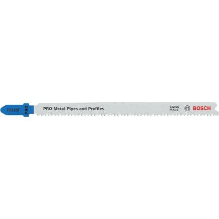 BOSCH 2608655127 - Pro Metal Pipes and Profiles Lame de scie sauteuse T321BF (Multi-pack)