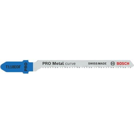 BOSCH 2608655099 - PRO Metal Curved Curved Blade T118EOF (Multi-Pack)