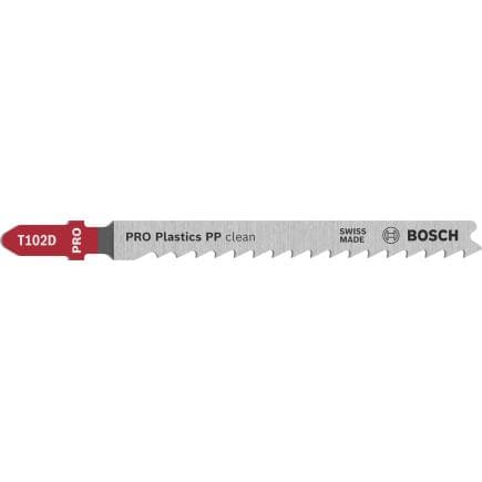 BOSCH 2608665239 - Lame de scie seugelette Pro Plastics PP propre T102D (Multi-pack)