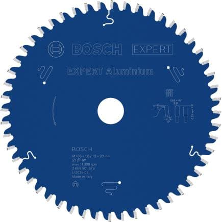 BOSCH 2608901876 - Lame de scie circulaire EXPERT pour aluminium filaire pour scies manuelles et sèches