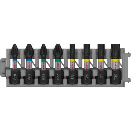 BOSCH 2608521U61 - Ensemble de fraises PRO pour tournevis d’impact (8 pièces) (multipack)