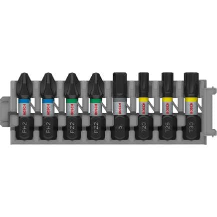 BOSCH 2608521U62 - Ensemble de fraises PRO pour tournevis d’impact (8 pièces) (multipack)