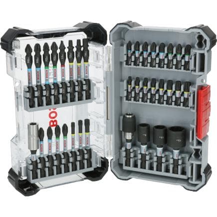 BOSCH 2608521U73 - Ensemble de pinces PRO pour tournevis à impact (36 pièces) (multipack)