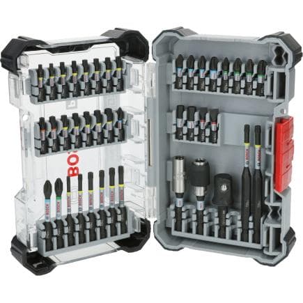 BOSCH 2608521U78 - Ensemble de pinces PRO pour tournevis d’impact (41 pièces) (multipack)