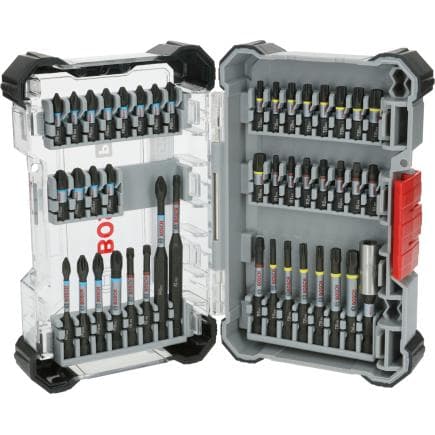 BOSCH 2608521U79 - Ensemble de pinces PRO pour tournevis d’impact (44 pièces) (multipack)
