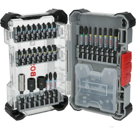 BOSCH 2608521U89 - Ensemble de pinces PRO pour tournevis à choc (50 pièces) (multipack)
