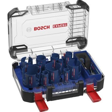 BOSCH 2608901950 - Coffret de scies trépans EXPERT Construction Material Power Change Plus (15 pcs.)