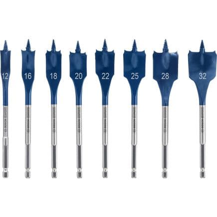 BOSCH 2608902111 - Coffret de 8 mèches plates EXPERT Self Cut Speed