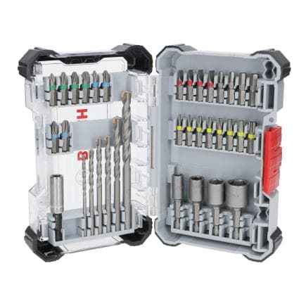 BOSCH 2607017728 - CYL-3 Ensemble de fraises et de pinces de tournevis Extra Hard (35 pièces)