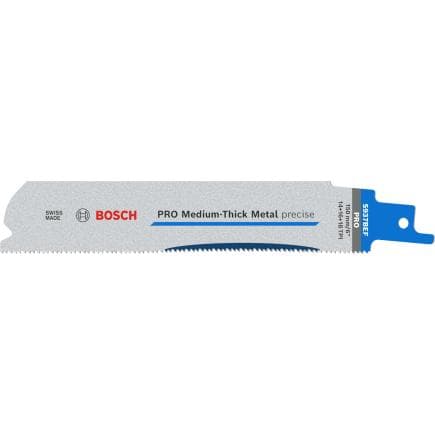 BOSCH 2608658992 - Lame PRO Medium-Thick Metal precise S937BEF, 1,1 x 25 x 150 mm (25 pcs.)