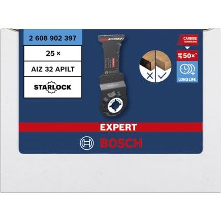 BOSCH 2608902397 - Lame pour outil multifonctions EXPERT MultiMax AIZ 32 APILT (25 pcs.)