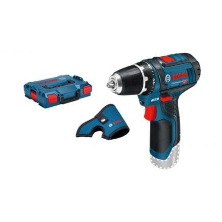 BOSCH 060186810D - GSR 12V-15 - Perceuse sans fil 12V en coffret sans batterie, 0 - 400 / 0 - 1.300 rpm, ø vis max. 7 mm