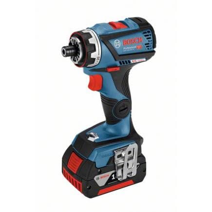 BOSCH 06019G7101 - GSR 18V-60 FC - Perceuse sans fil 18V en coffret avec 2 batteries 5Ah, chargeur et broche, 0 - 600 / 0 - 1.900 tr/min, ø vis...