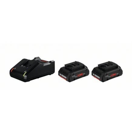 BOSCH 1600A01BA3 - Kit de démarrage 18 V avec 2 batteries ProCORE18V 4.0Ah et chargeur GAL 18V-40