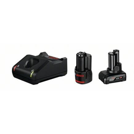 BOSCH 1600A01NC9 - Kit de démarrage 12 V avec 1 batterie GBA 12V 2.0Ah, 1 batterie GBA 12V 4.0Ah et un chargeur GAL 12V-40