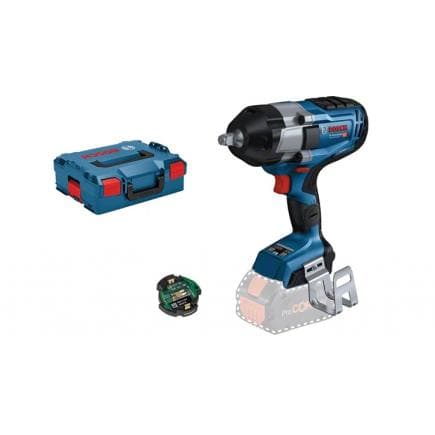 BOSCH 06019J8001 - GDS 18V-1000 C - Visseuse à chocs 18 V 1000 Nm en mallette sans batterie avec module Bluetooth