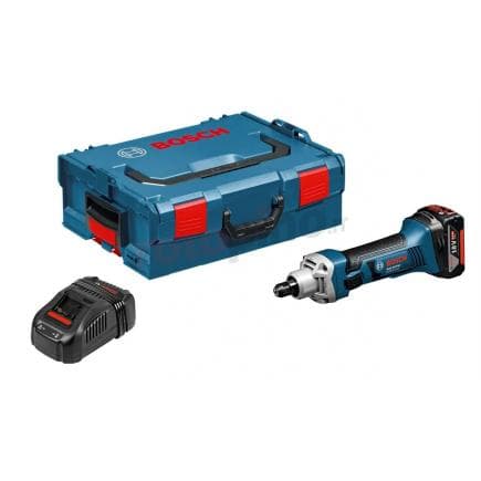 BOSCH 06019B5307 - GGS 18 V-LI - Meuleuse droite 18 V 22.000 rpm en coffret avec 2 batteries 5Ah et chargeur