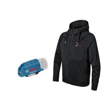 BOSCH 06188000ET - GHH 12+18V XA - 12V Noir sweat-shirt chauffant sans batterie