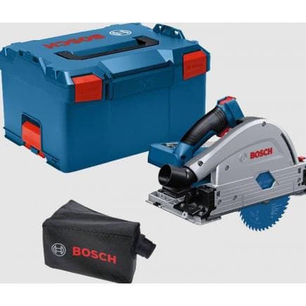 BOSCH 06016B4000 - GKT 18V-52 GC - Scie plongeante sans fil BITURBO 18V 140 mm en coffret sans batterie