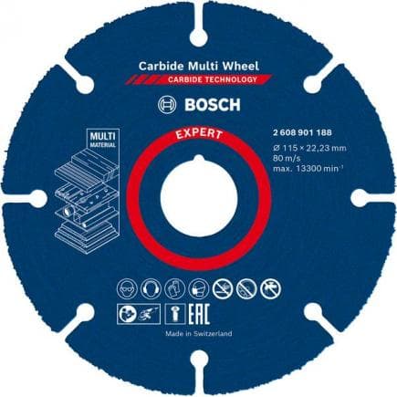 BOSCH 2608901196 - Disque de tronçonnage multi-roues en carbure Expert