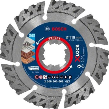 BOSCH 2608900669 - Disque diamant MultiMaterial X-LOCK Expert