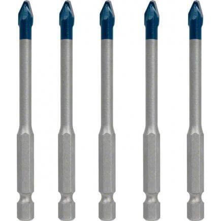 BOSCH 2608900599 - Jeu de tuiles de forage Expert HEX-9 HardCeramic (5 pièces)