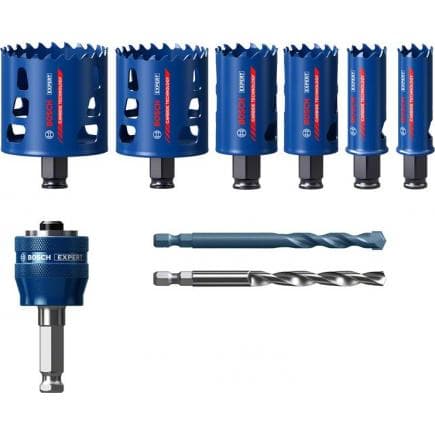 BOSCH 2608900445 - Expert Tough Material set de scie cloche (9-pcs.)
