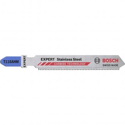 BOSCH 2608900561 - Expert ''Stainless Steel'' T 118 AHM Lame de scie sauteuse (3-pcs.)