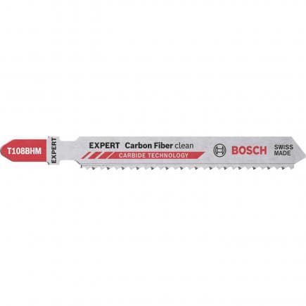 BOSCH 2608900565 - Lame de scie sauteuse Expert ''Carbon Fiber Clean'' T 108 BHM (3-pcs.)