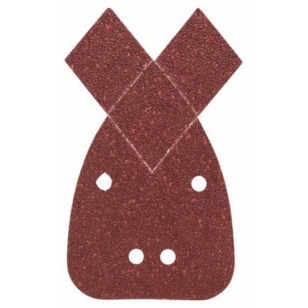 BOSCH 2609256A69 - Feuilles abrasives à 4 trous pour ponceuse multiple