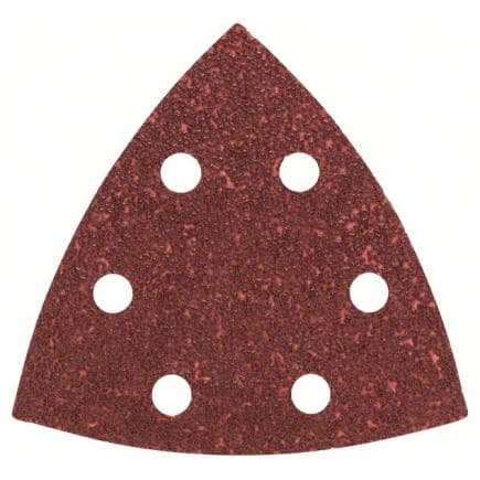 BOSCH 2609256A58 - Feuilles abrasives 6 trous pour ponceuse delta