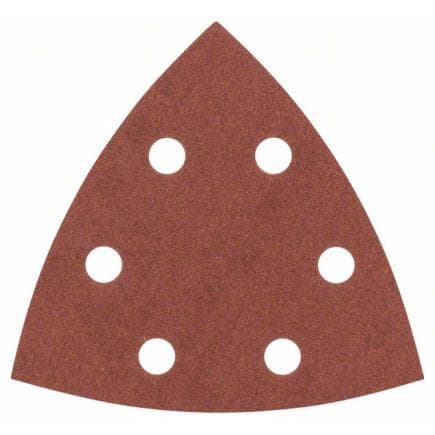 BOSCH 2607017110 - Jeu de feuilles abrasives pour ponceuse delta, grain 240
