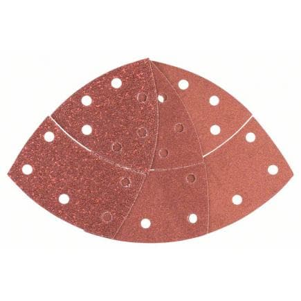 BOSCH 2609256A67 - Set de feuilles abrasives mixte avec 11 trous pour ponceuse palmaire