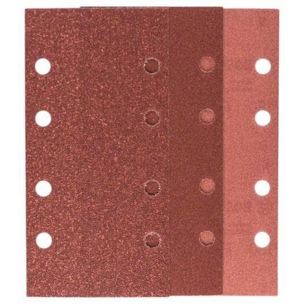 BOSCH 2609256A86 - Feuilles abrasives 8 trous pour ponceuse orbitale