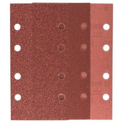 BOSCH 2609256A93 - Feuilles abrasives à 8 trous pour ponceuse orbitale