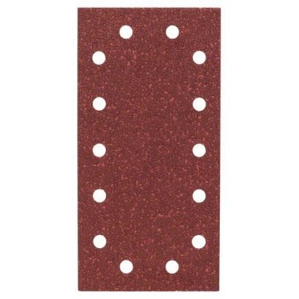 BOSCH 2609256B29 - Feuilles abrasives avec 14 trous pour ponceuse orbitale