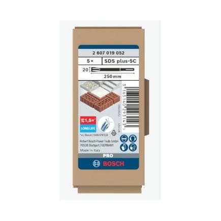 BOSCH 2609390394 - Burin plat SDS plus 250x20mm