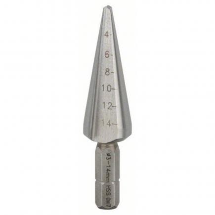 BOSCH 2608597522 - Mèches pour tôle avec tige hexagonale 1/4