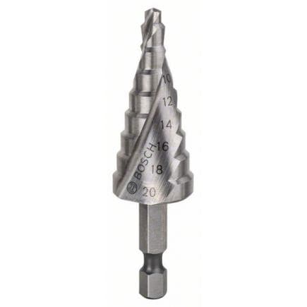 BOSCH 2608597524 - Forets étagés 1/4'' HSS ø4-20mm