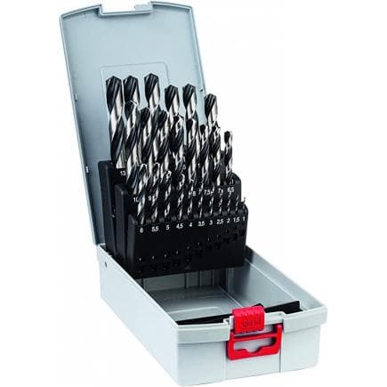 BOSCH 2608577352 - Foret hélicoïdal HSS PointTeQ dans ProBox 1-13mm (25 pcs.)