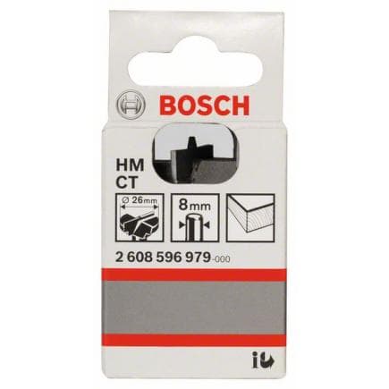 BOSCH 2608596979 - Mèche en carbure de tungstène pour charnière en porte-à-faux ø8mm