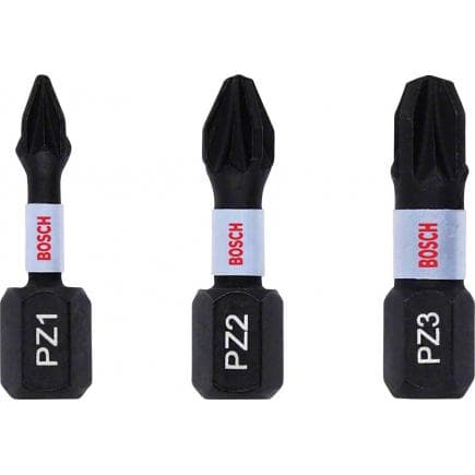BOSCH 2608522471 - Embouts à insérer Impact Control PZ (3 pcs.)