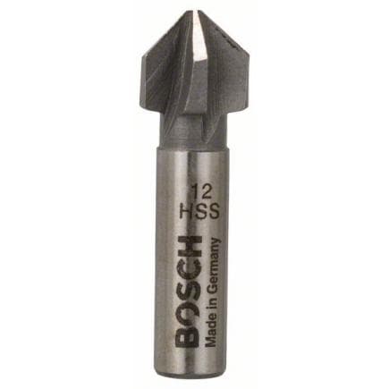 BOSCH 2608597500 - Fraise conique HSS pour matériaux tendres à queue cylindrique