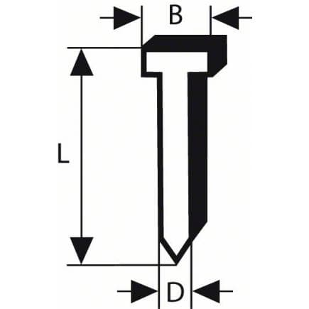 BOSCH 2608200511 - Brad SK50 50G, galvanisé