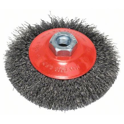 BOSCH 2608622057 - Brosse conique avec fil d'acier ondulé