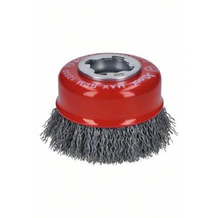 BOSCH 2608620725 - X-LOCK Brosse boisseau avec fil noué en acier ø75mm