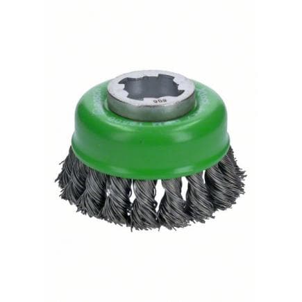 BOSCH 2608620729 - X-LOCK Brosse à godets avec fil inox noué ø75mm