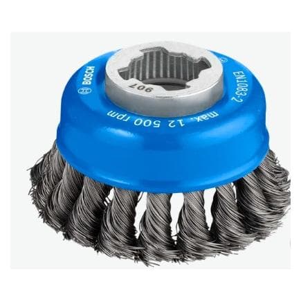 BOSCH 2608620726 - X-LOCK Brosse boisseau avec fil noué ø75mm