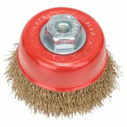 BOSCH 2608622062 - Brosse boisseau ondulée ø75mm avec revêtement en laiton